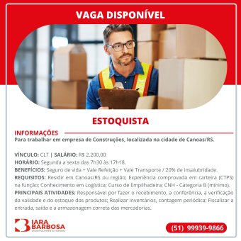 Estoquista 