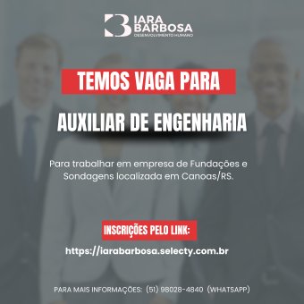 Auxiliar de engenharia