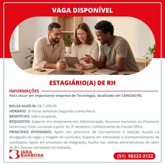 Estagiário de Recursos Humanos