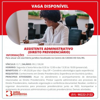 Assistente adm Previdenciário 