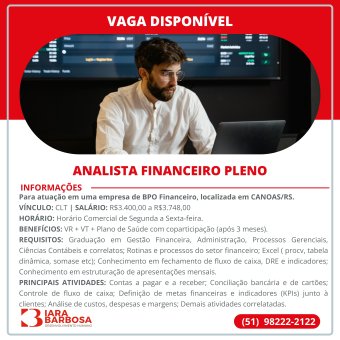 Analista financeiro pleno 