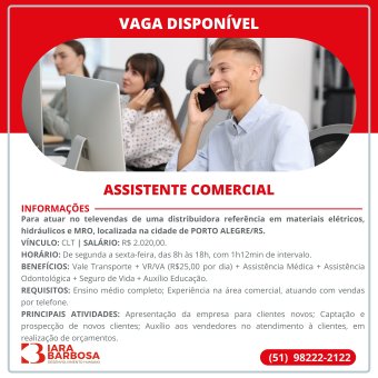 Assistente comercial 