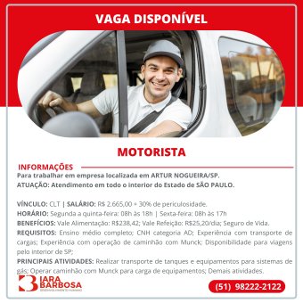 Motorista São Paulo